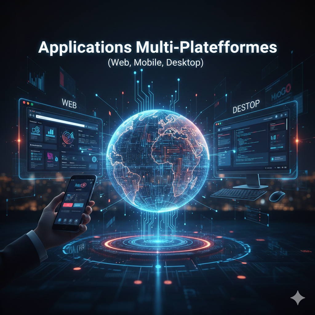 Illustration de développement multi-plateforme